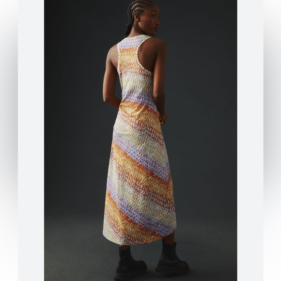 ANTHROPOLOGIE Daily Practice Purple Motiff Treasure Dress size small - Picture 4 of 16